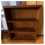 Small Wood Bookcase - 35x26x8"