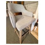 Single Upholstered & Cushioned Tall Barstool Chair