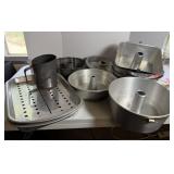 Ten Pieces of Baking Pans, Mixing Bowls and More