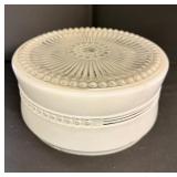Vintage Art Deco Style Glass Light Fixture - 8"