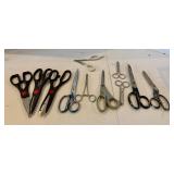 Assorted Newer and Vintage Scissors Lot