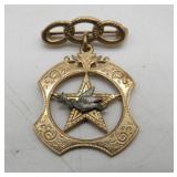 10K Gold Rebekah Order of Odd Fellows Pin w/Dove