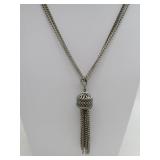 Monet Double-Strand Tassled Necklace - 19"