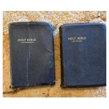 Two Vintage Holy Bibles