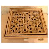 Vintage Marble Maze Labyrinth Game - 13x11"