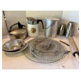 Vtg.  Kitchenalia Items - Kettle, Coffe Pot & More