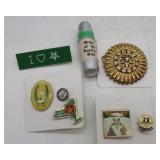 Vintage Oder of the Eastern Star Pins (Masonic)