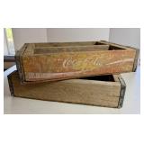 Vintage Coca-Cola and RC Cola Crates