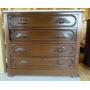 Antique Marble-Topped Acorn Bureau