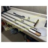 PIZZA OVEN TOOLS SET peel, knife, brush