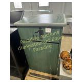 TRASH RECEPTACLE - green