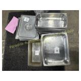 HALF pan shallow & lids third pans and