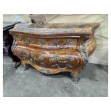 Dresser or Side Table Ornate Metal Embellishments