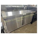 Stainless Cabinet with Doors & Shelves