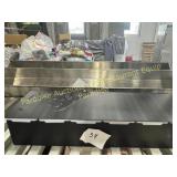 Stainless DOUBLE Bar Rail and Condiment dispenser