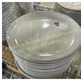 White Dinner plate - wide rim