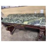 Marble green - Bizantine Wood 21x55 Desk/Side Tble