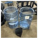 Two Ice Pails 5 gal. & Margarita Rimmer