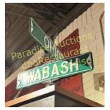 STREET SIGN Wabash / Ohio