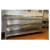 Stainless Table with 2 undershelves