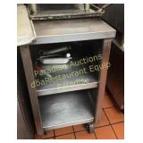 Cabinet stainless 2 undershelves
