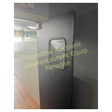 swing door with window and hardware