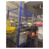 Blue epoxy coat wire rack