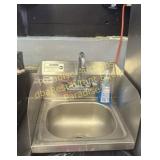 hand sink with splash