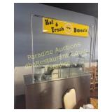 Donut station with ansul station in cabinet