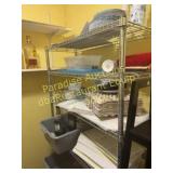 Wire Shelving unit with 5 tiers