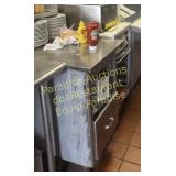 stainless bread cabinet  with drawer 24 x30