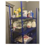 BLUE UTILITY shelf epozy cost  w wheels