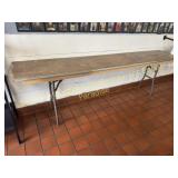 Folding Table Skinny - Plywood 18x 96