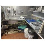 Right DISHTABLE Shaped like L with soil sink