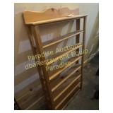 wood shelf rack