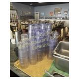 plastic cups stacking