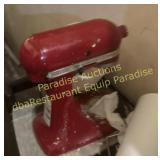 Kitchenaid red burgund w bowl