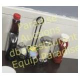 Wire black Condiment holder set of 15