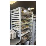 sheet pan rack --with trays