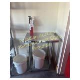 Stainless Table 24 in with undershelf