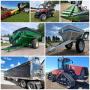 Tractors, Trucks, Augers, Grain Bin Equipment, Skid Loaders, Tillage, Hay and Livestock Equipment!