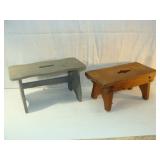Two Small Little Benches