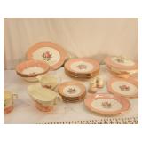 Pink Dinnerware Set