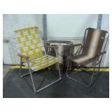 Three lawn Chairs