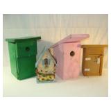 Four Bird Houses