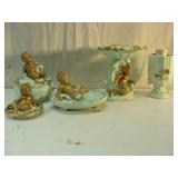 Vintage Soap Dishes and Shaving Mug
