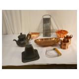 Teapot, Toaster and Copper Coated