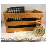 Scale and Crate