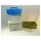 Trays and 3 Drawer Organizer