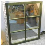 Six Pane green Window